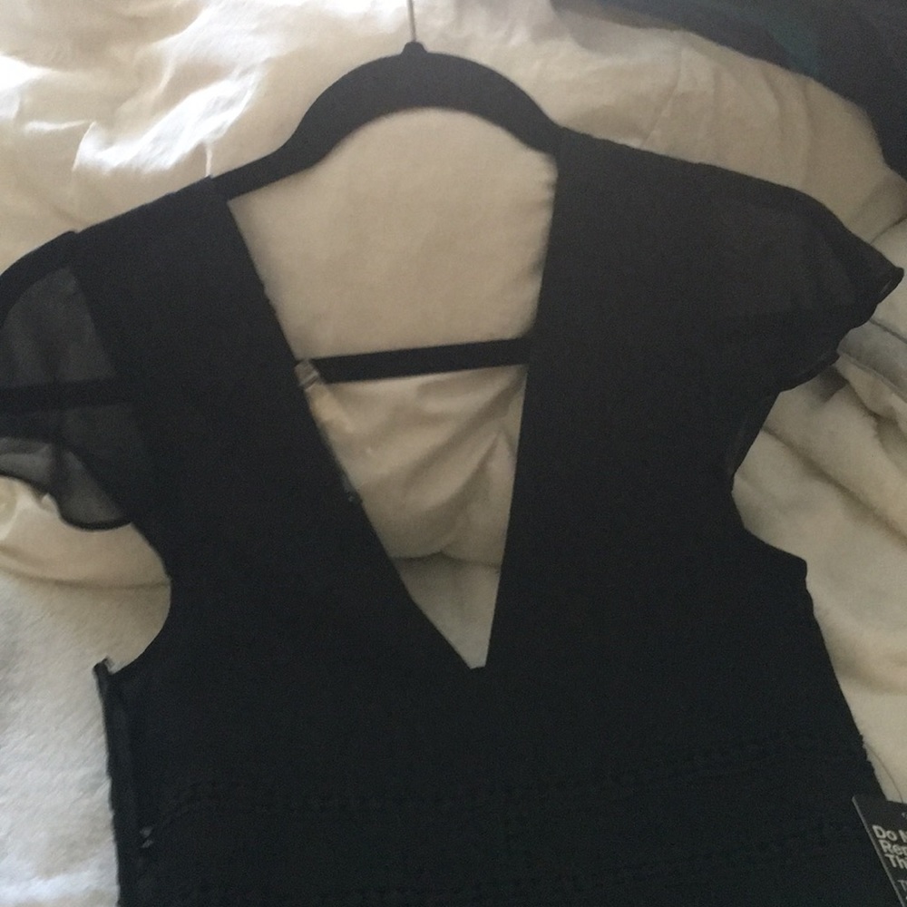 New with tags long black dress